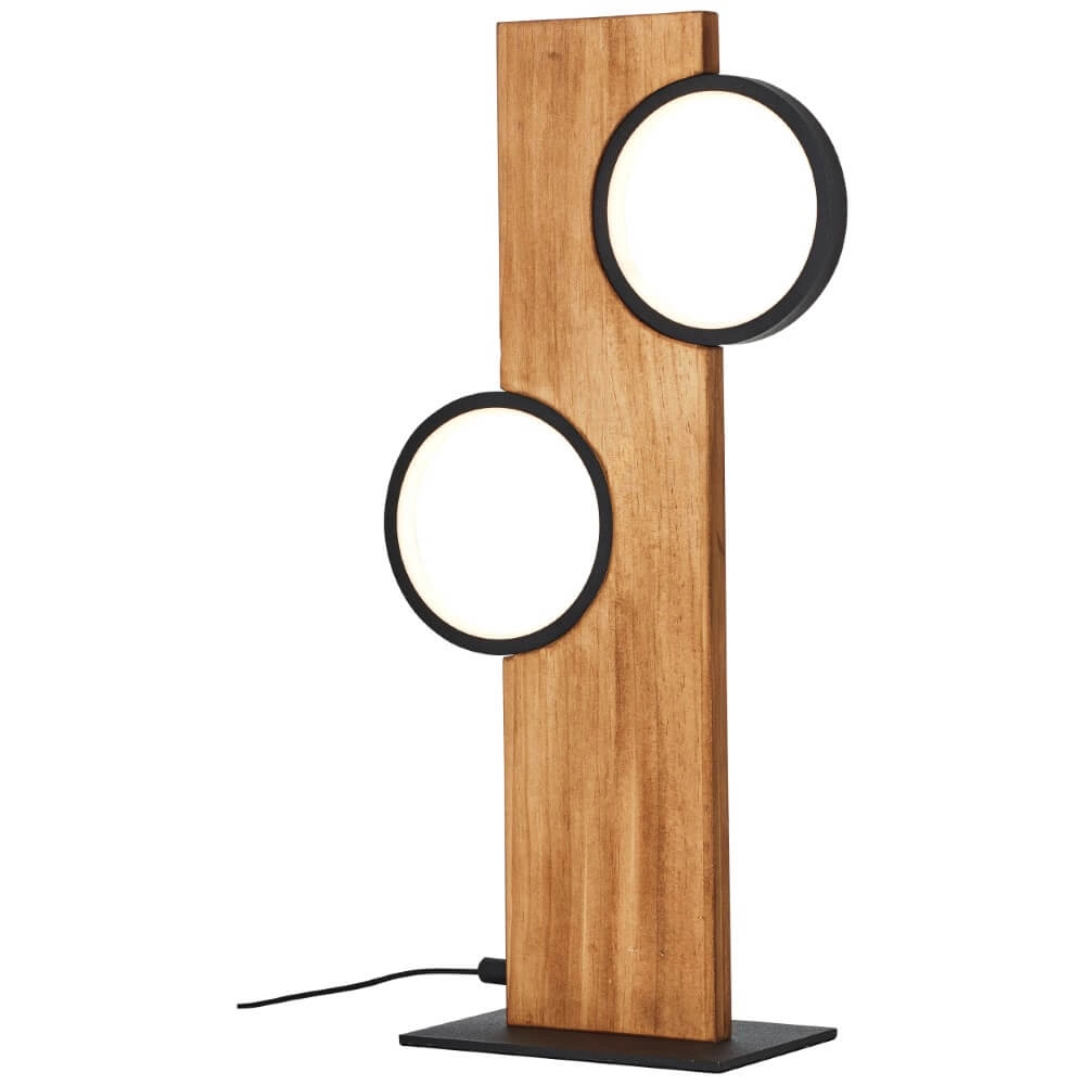 Tischlampe Cheesy Holz Brilliant 4004353429606