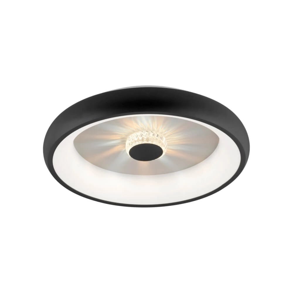 Runde Deckenleuchte Vertigo schwarz Ø 46,5cm Just Light 4043689994723