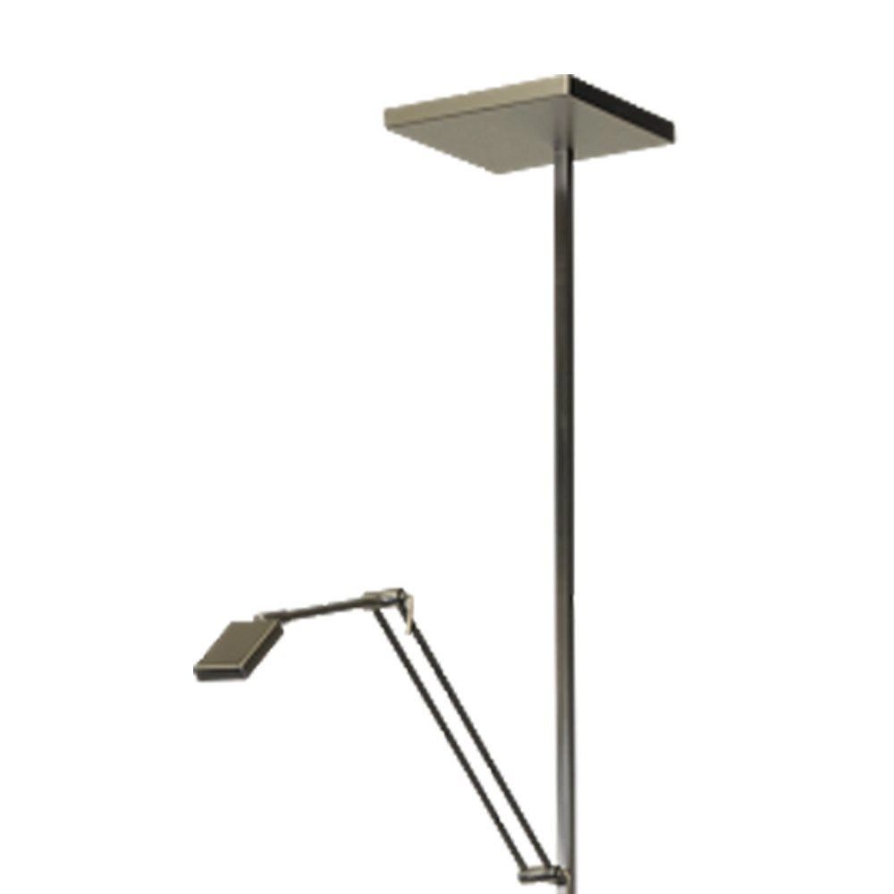 LED-Deckenfluter Denia 1 2 Lights 185 cm Nickelmatte Masterlight 8718121213576