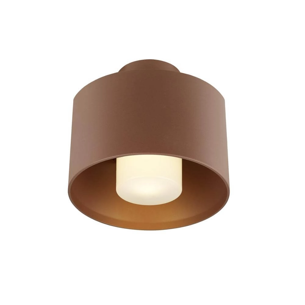 Design-Deckenleuchte Photoni Cyl Rostbraun