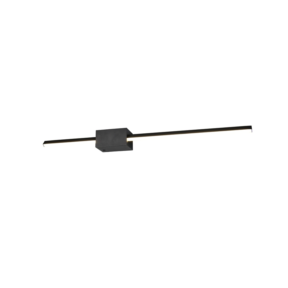 Moderne Wandlampe Cassino Schwarz 70,5 cm Trio 4017807683226