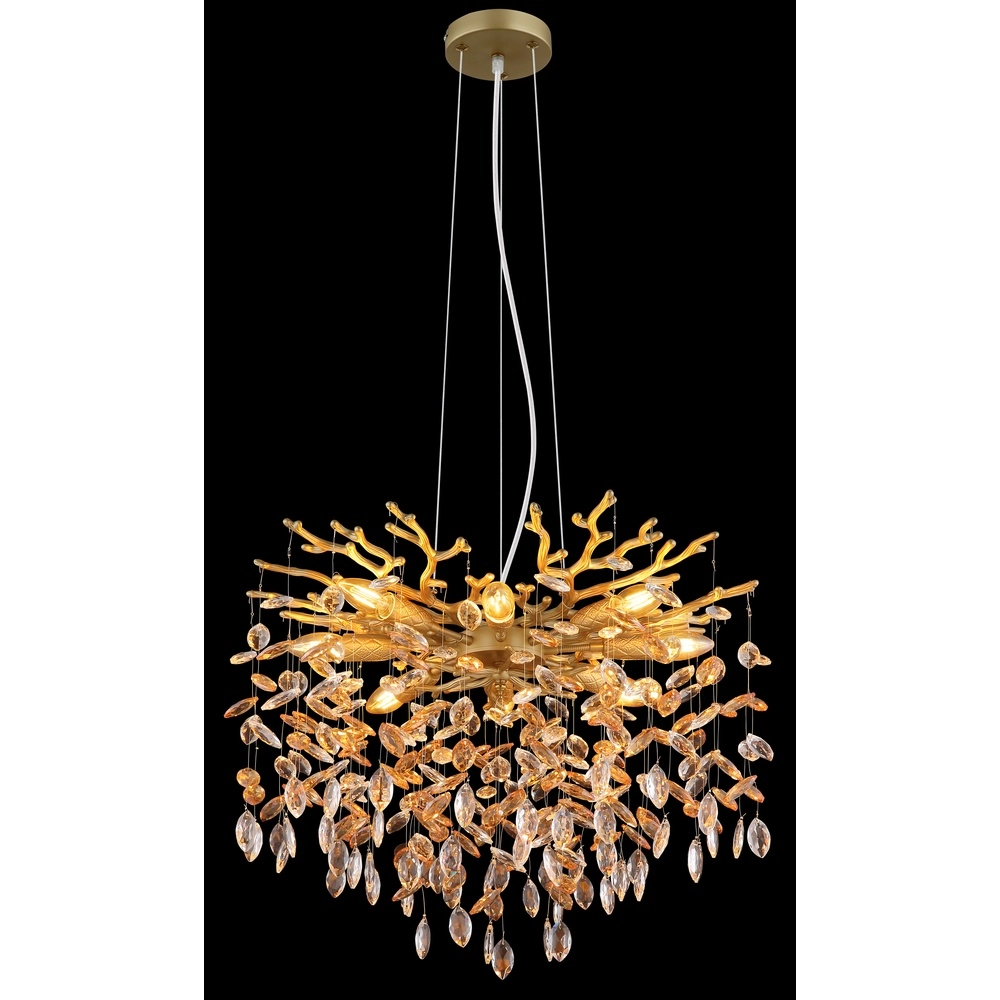 Pendellampe Queena gold Ø 60cm Globo 9007371528677