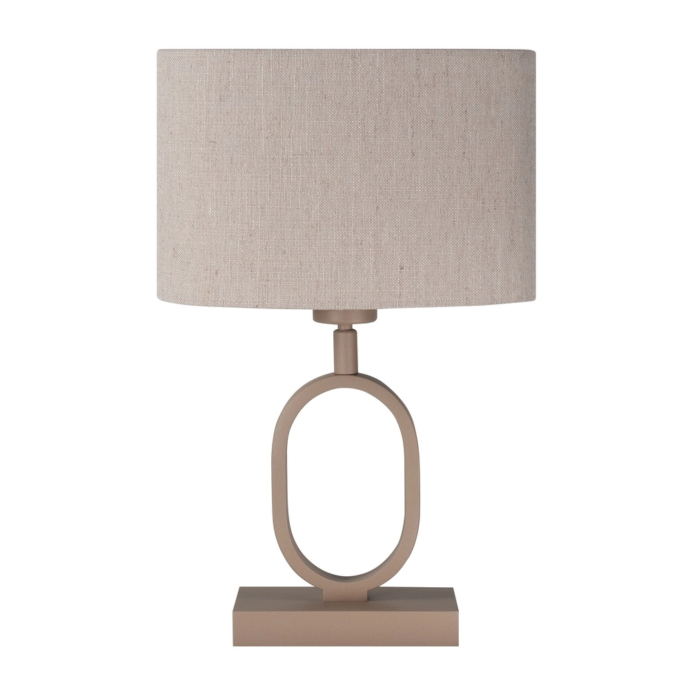 Tischlampe Verona sandbraun