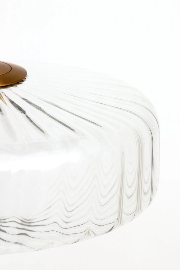Pendelleuchte Pleat gold Ø40cm Light & Living 8717807687823
