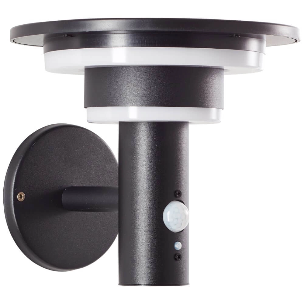 Schwarze Wandlampe Garvina mit Sensor Brilliant 4004353437731