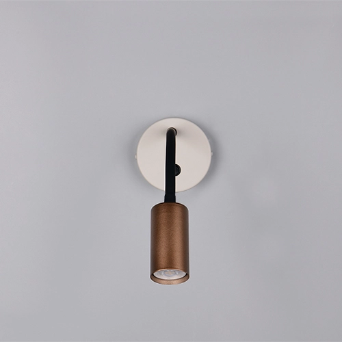 Wandlicht Taryn Mocha Brown mit Schalter Trio 4017807685695