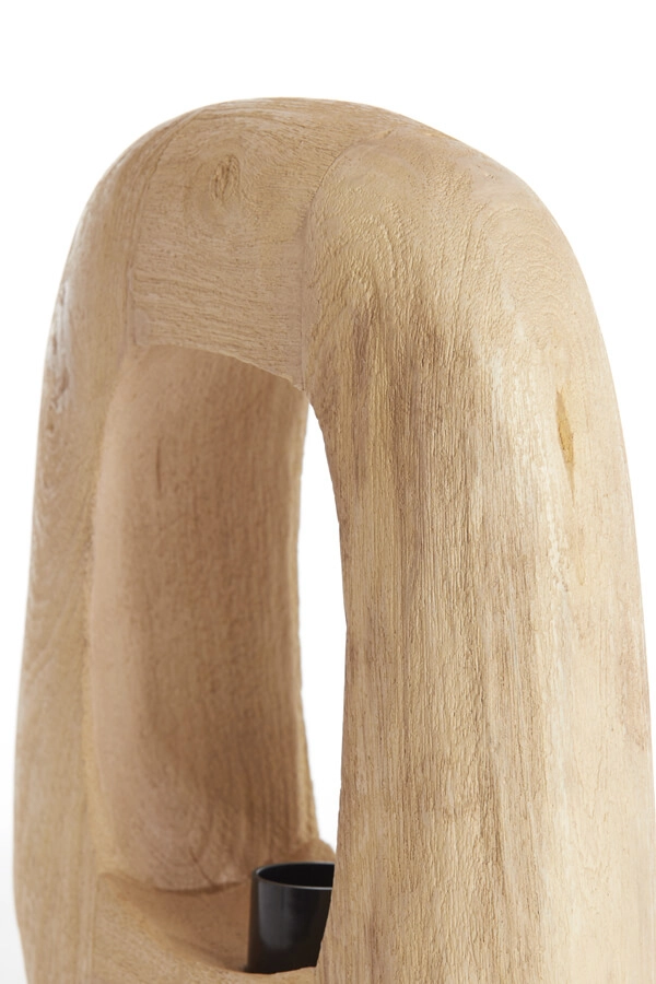 Leichte Tischlampe aus Holz Kelafo 24 x 30cm Light & Living 8717807701093