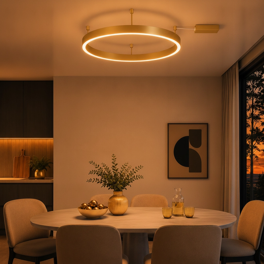 Deckenlampe Motif gold Ø 100cm