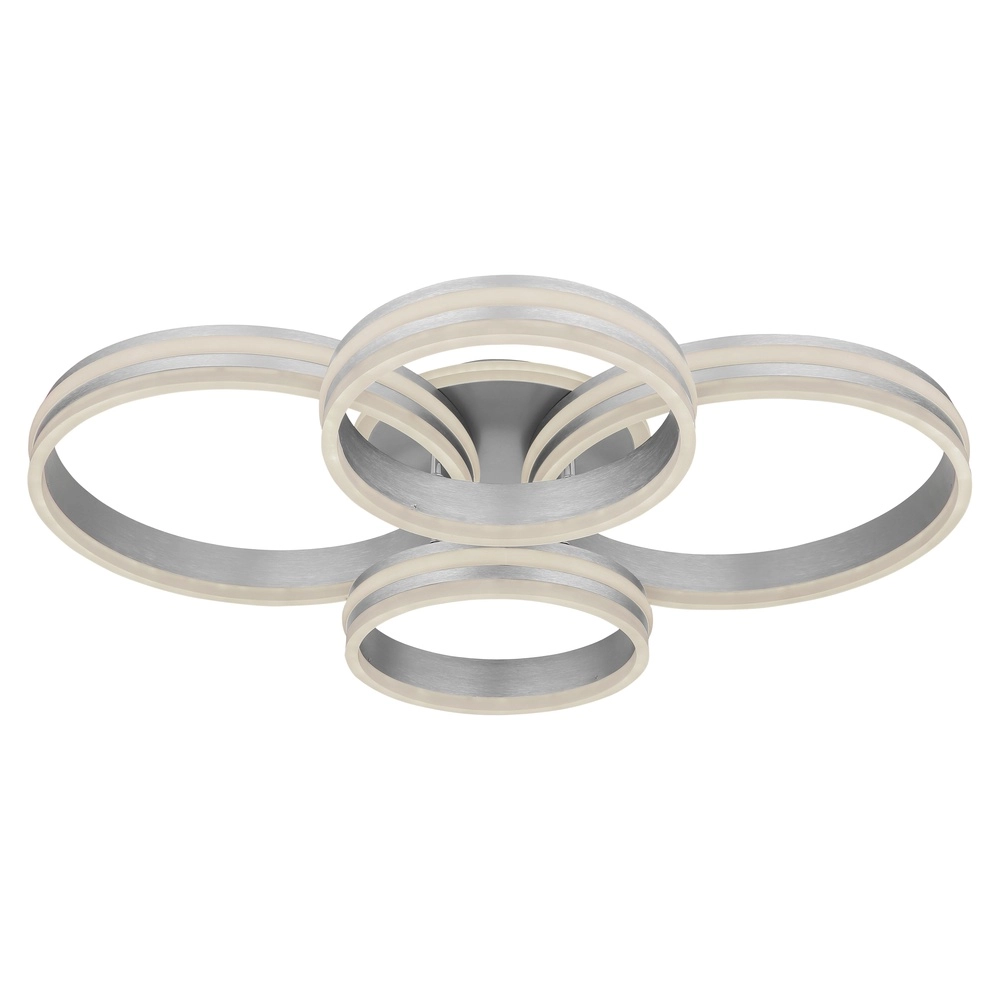 Deckenlampe Rubio Graue 4 Ringe Globo 9007371419913