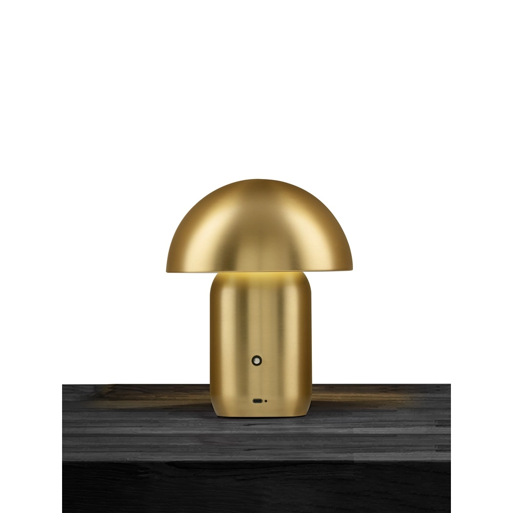 Design-Tischleuchte Pois Wiederaufladbares Gold
