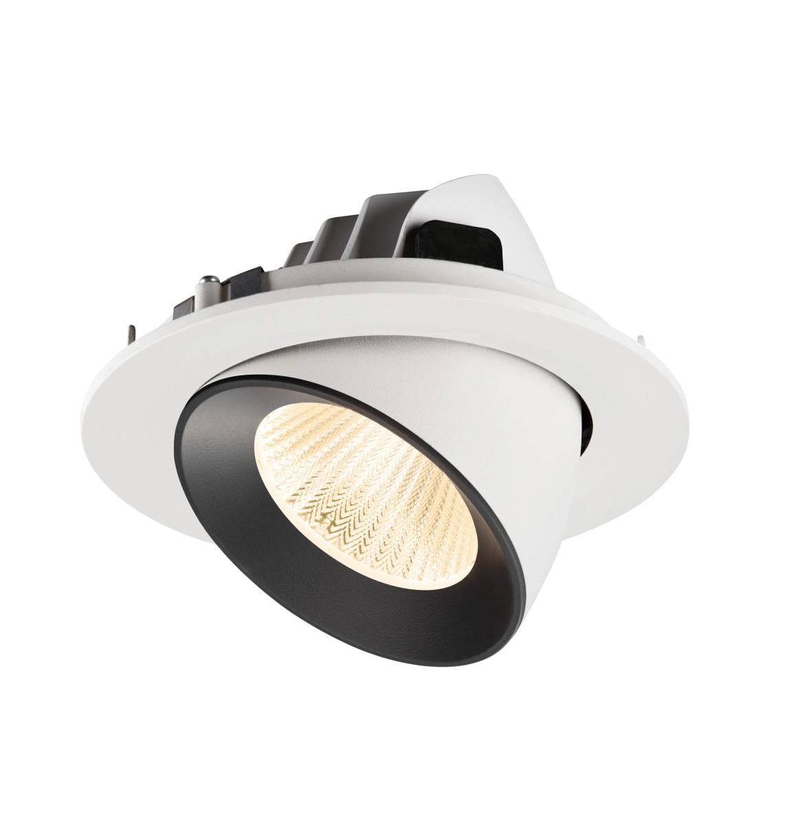 Einbau-Strahler Numinos Gimble L weiß/schwarz 2700K - 40gr SLV 4024163310390