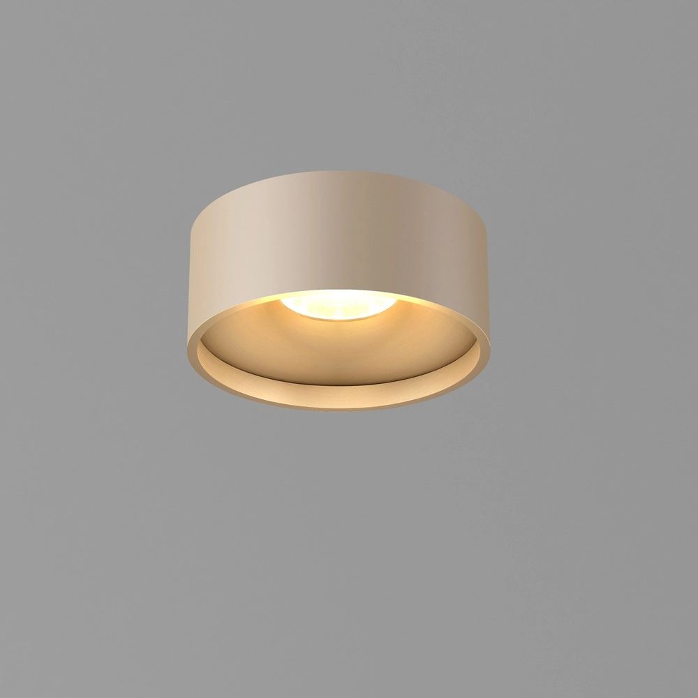 Schlanke Deckenleuchte Oran Ø 12cm Champagner