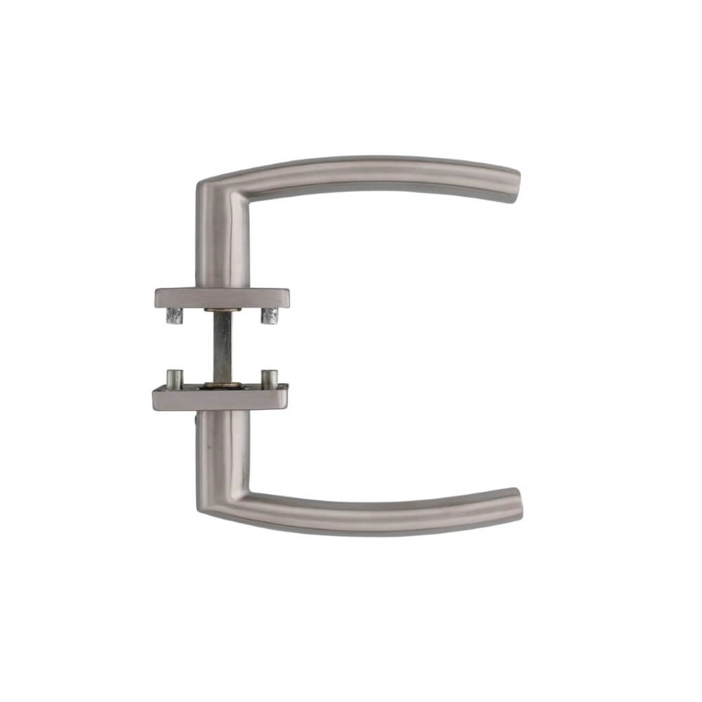 Türklinke Blok quadratische Rosette, Edelstahl Intersteel 8714186127896
