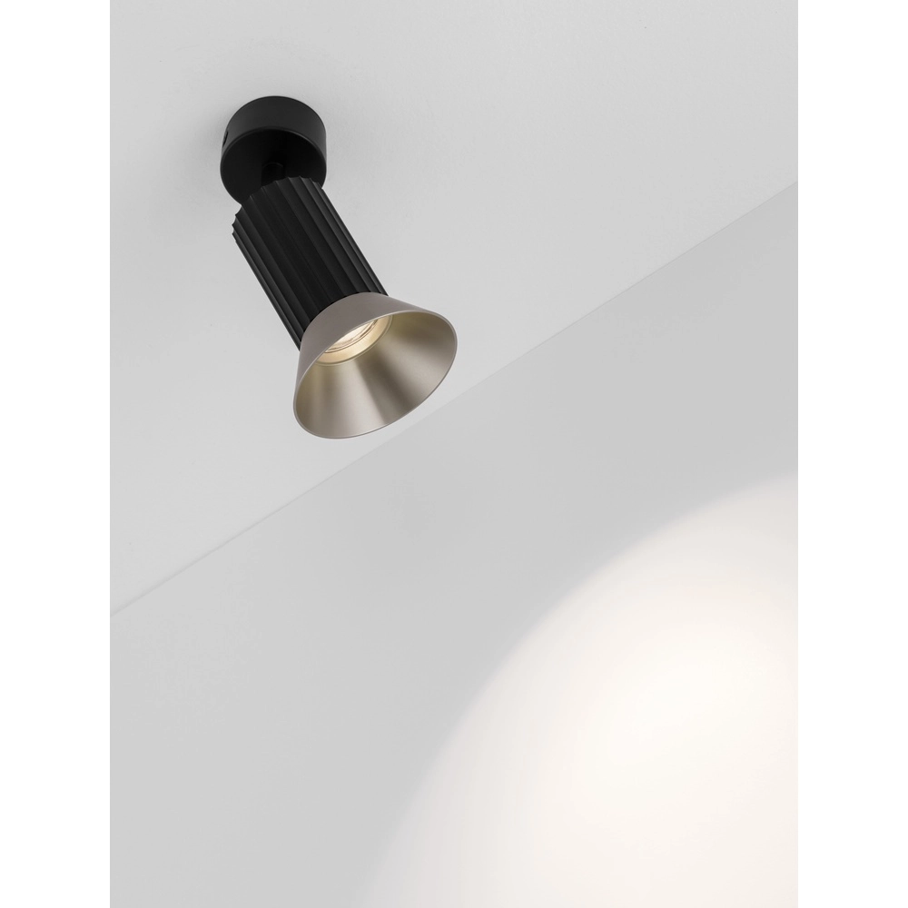 Deckenstrahler Luvia Orientierbares Schwarz mit Bronze