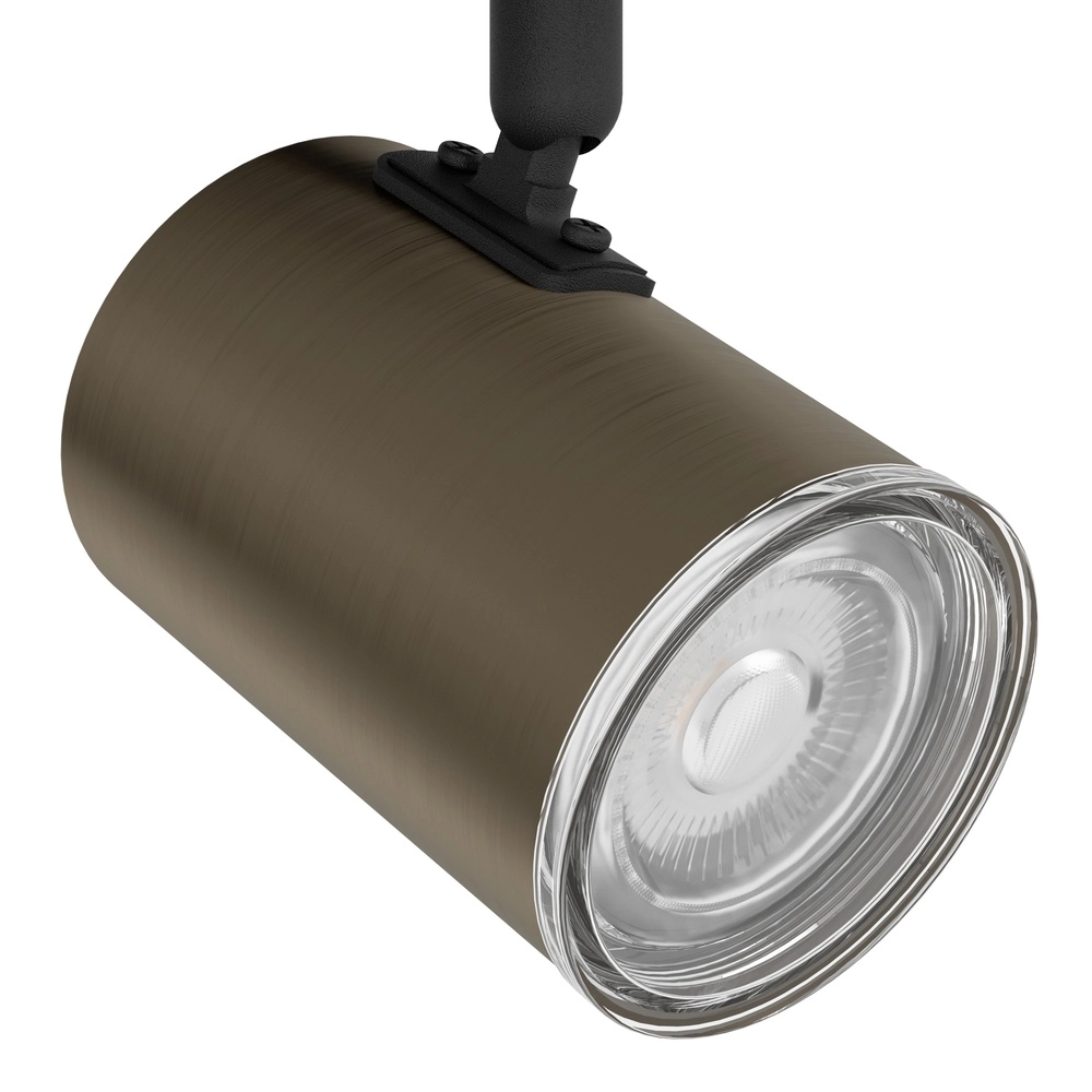 Badezimmerscheinwerfer Consuma 1 2x GU10 – schwarz mit Bronze Eglo 9008606365081