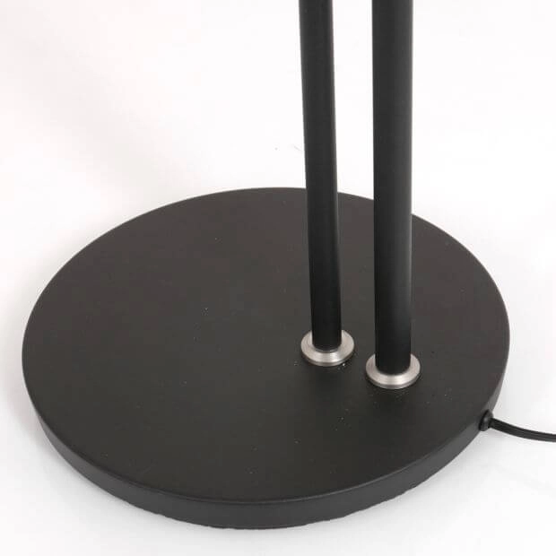 LED-Leselampe 2-flammig Turound 40 W – 2200–4000 K – 187 cm schwarzes Rauchglas Steinhauer 8712746134827