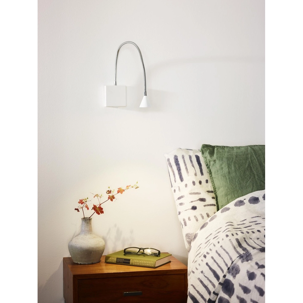 Bett-Leselampe Buddy 4000K weiß Lucide 5411212185549