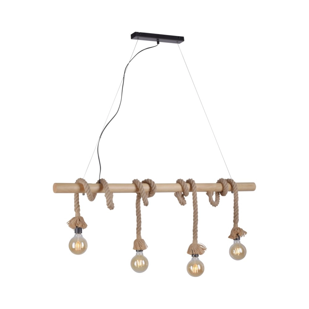 Seillampe für Esszimmer Rope Just Light 4043689963132