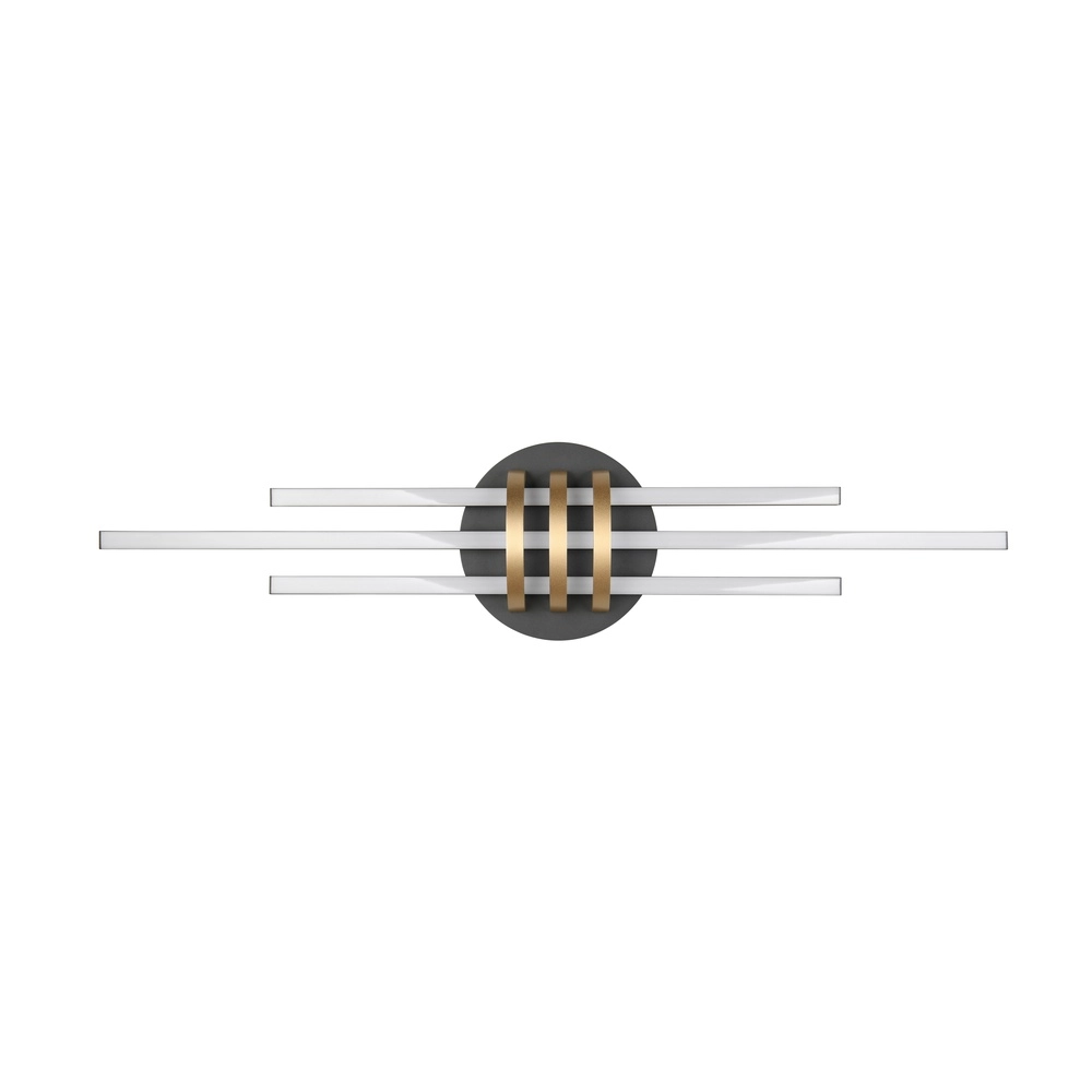 Deckenlampe Cinto Design schwarz mit gold Trio 4017807612493