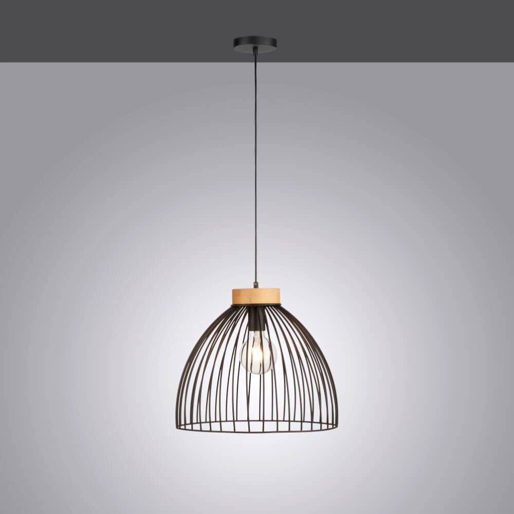 Hängelampe Lami Schwarz Just Light 4043689982768