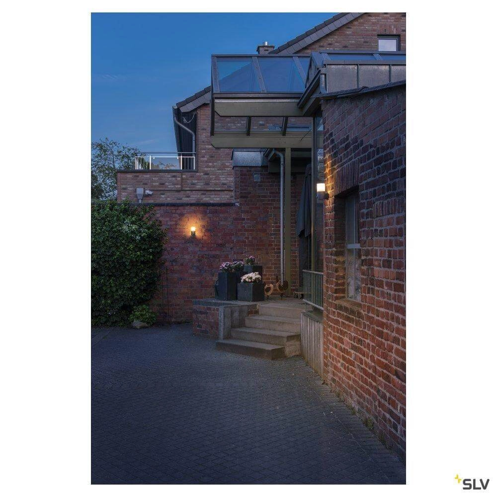 Außenlampe Grafit mit Bewegungssensor SLV 4024163262743