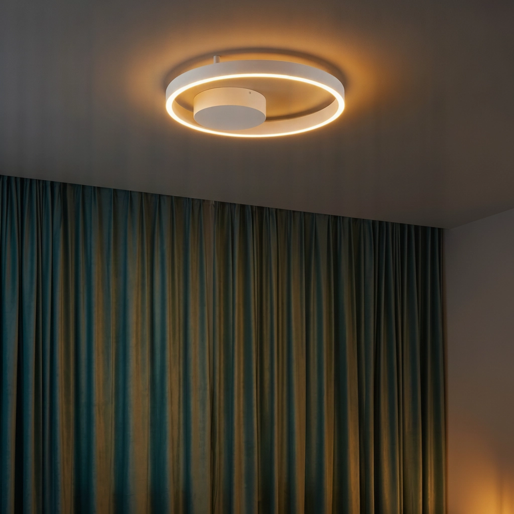 Deckenlampe Hedra rund Ø 40cm weiß