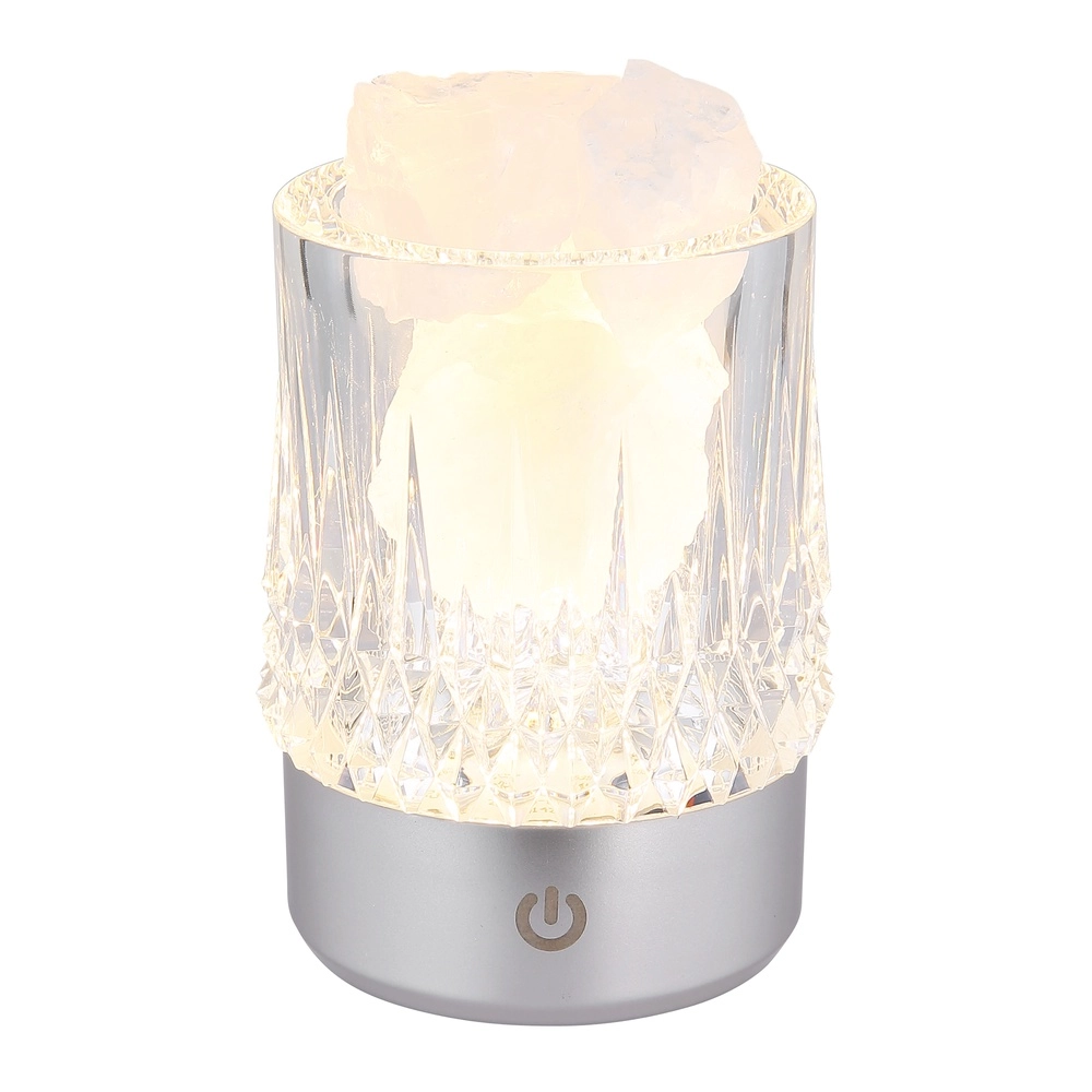 Tischlampe Lizzy Silbergrau