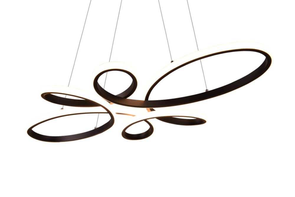 Design-Hängelampe Fly Schwarz Trio 4017807600926