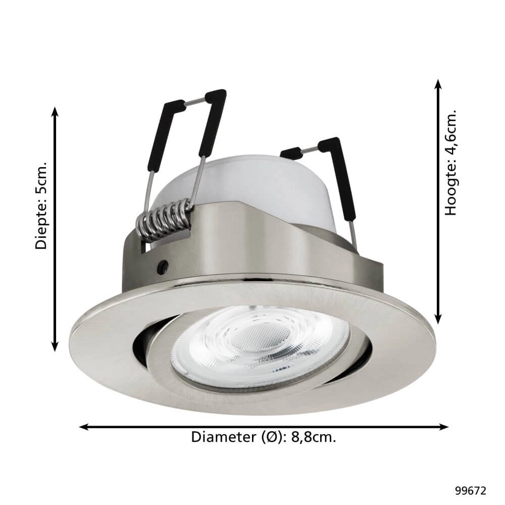 Stelle Zigbee Saliceto-Z Edelstahl Eglo 9002759996727
