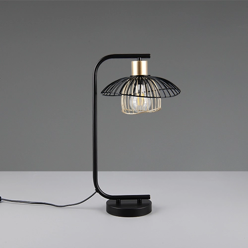 Tischlampe Lauris Schwarz Trio 4017807678123