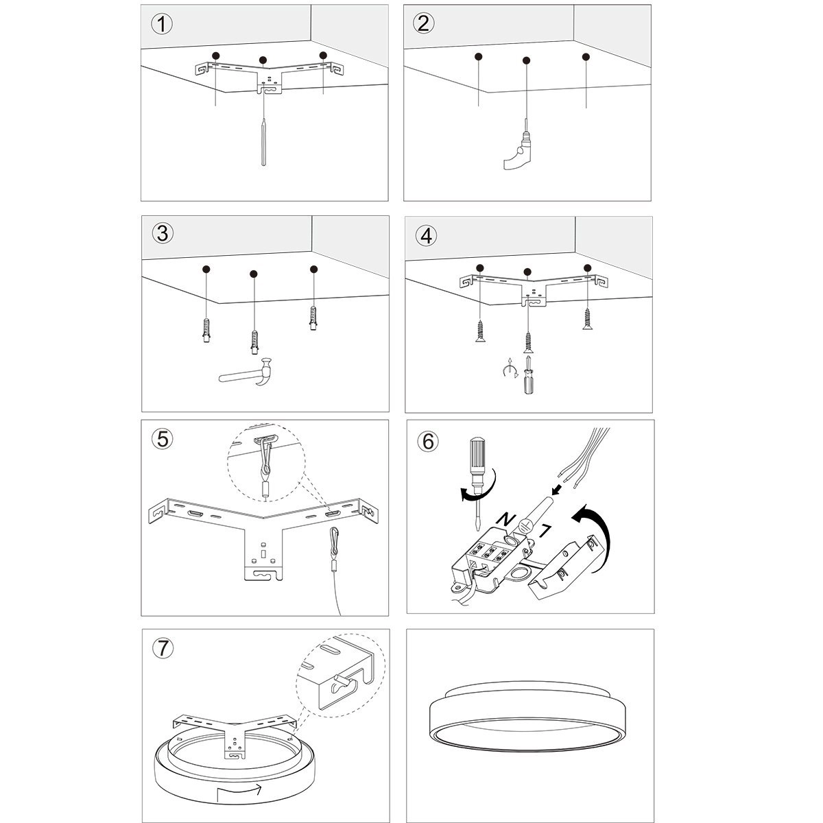 LED Deckenleuchte Ringlede Ø 38cm Steinhauer 8712746131239