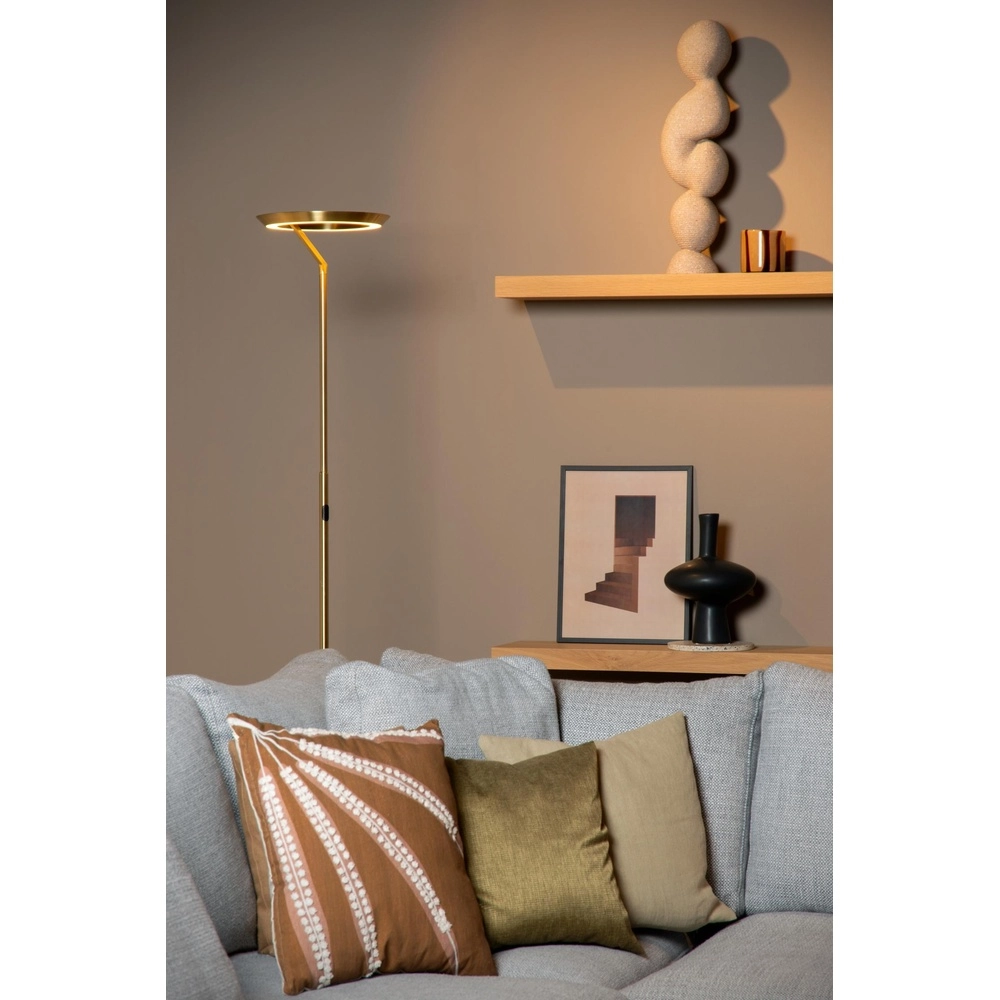 Design-Stehlampe Celeste gold Ø 28 cm Lucide 5411212031921