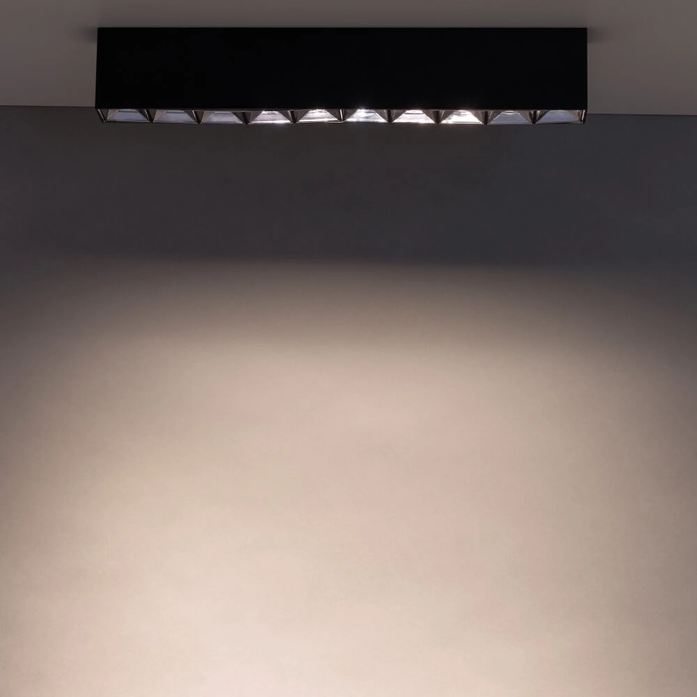 Schwarzer Aufbaustrahler Midi Led 10x1 LEDs - 4000K Lyora 5903139100601