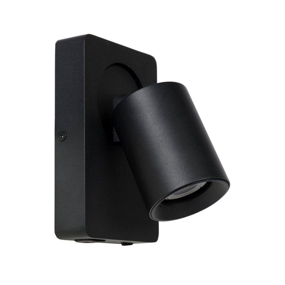 Nachttischlampe Nigel mit USB-Ladepunkt schwarz