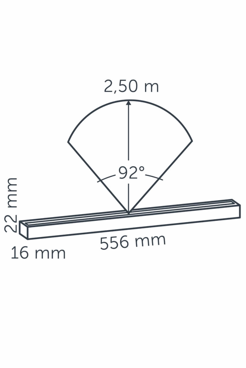 Beleuchtungskörper EVO HYDE 550 DARK 12 Volt LED In-lite 8717051003929