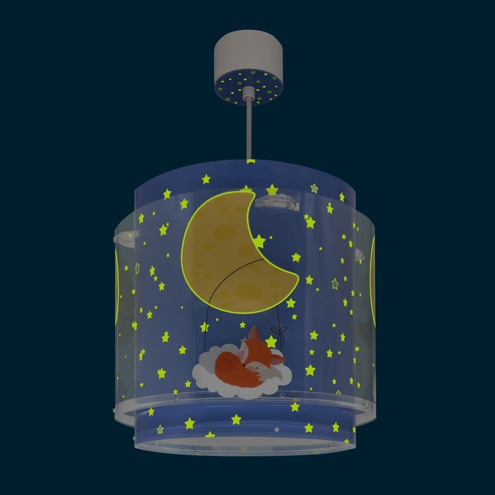 Pendelleuchte für Kinderzimmer Moon Dreams blau Dalber 8420406003085