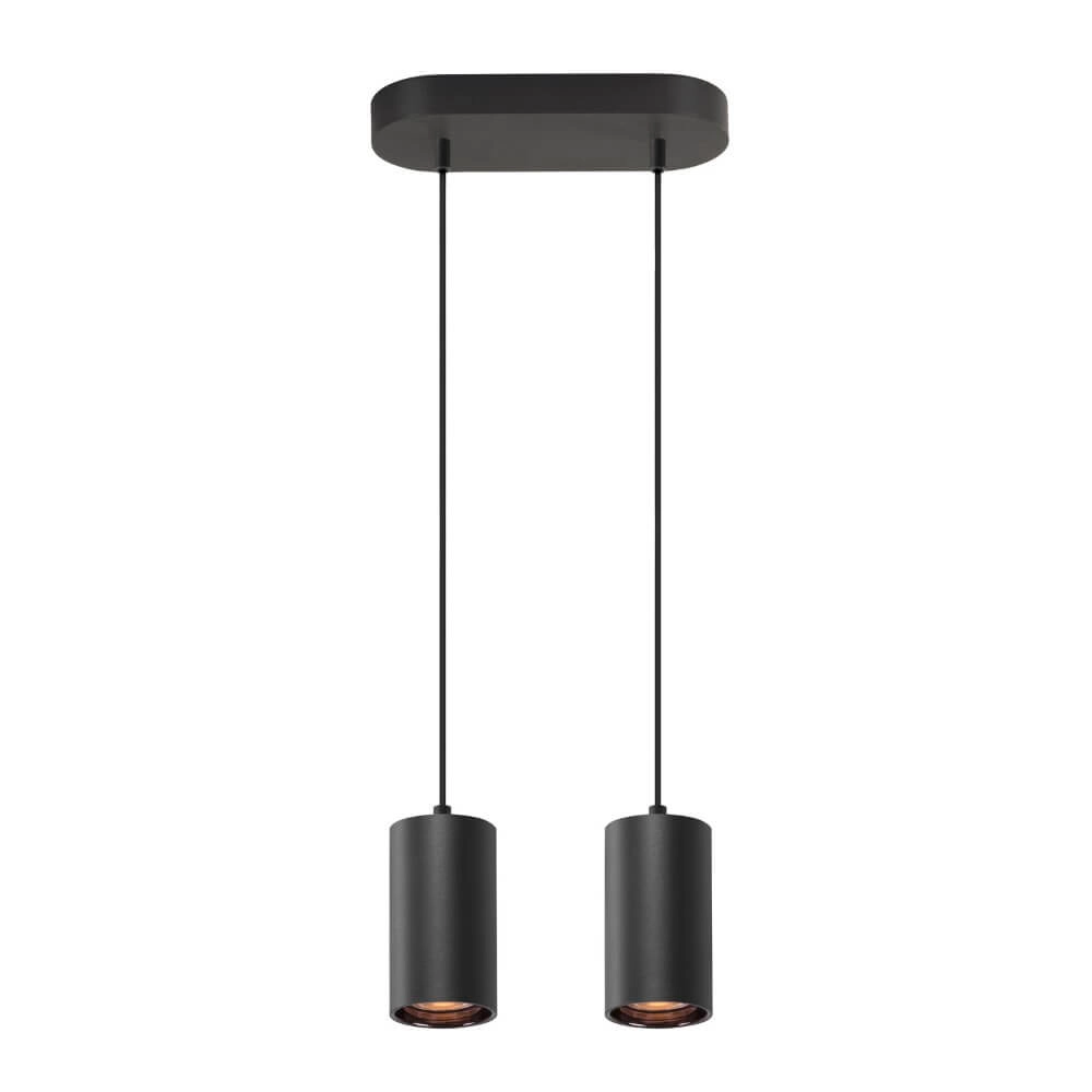 Pendelleuchte Asto Tube schwarz 2x GU10 SLV 4024163266079