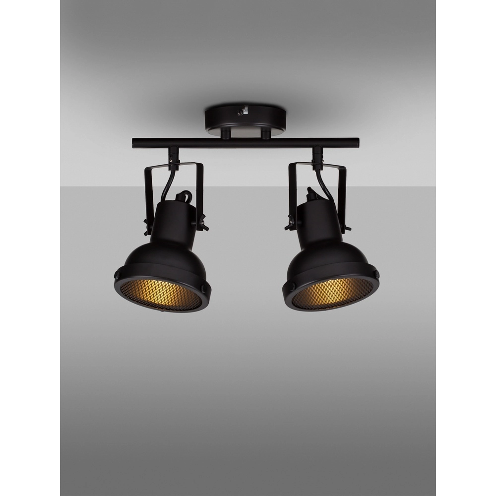 Deckenlampe Ruvi 2-flammig schwarz Lyora 5212017446367