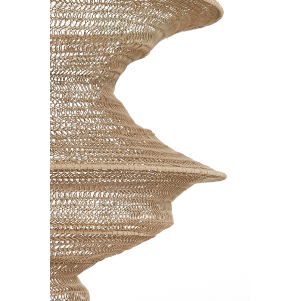 Metallnetz-Pendellampe Nakisha Ø 40cm – Sand Light & Living 8717807695033