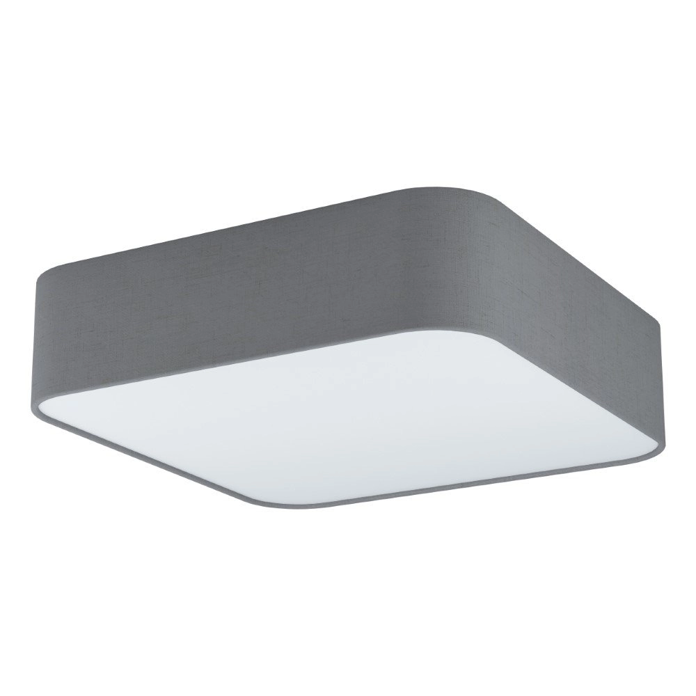 Deckenleuchte Pasteri Square 57,5 cm grau