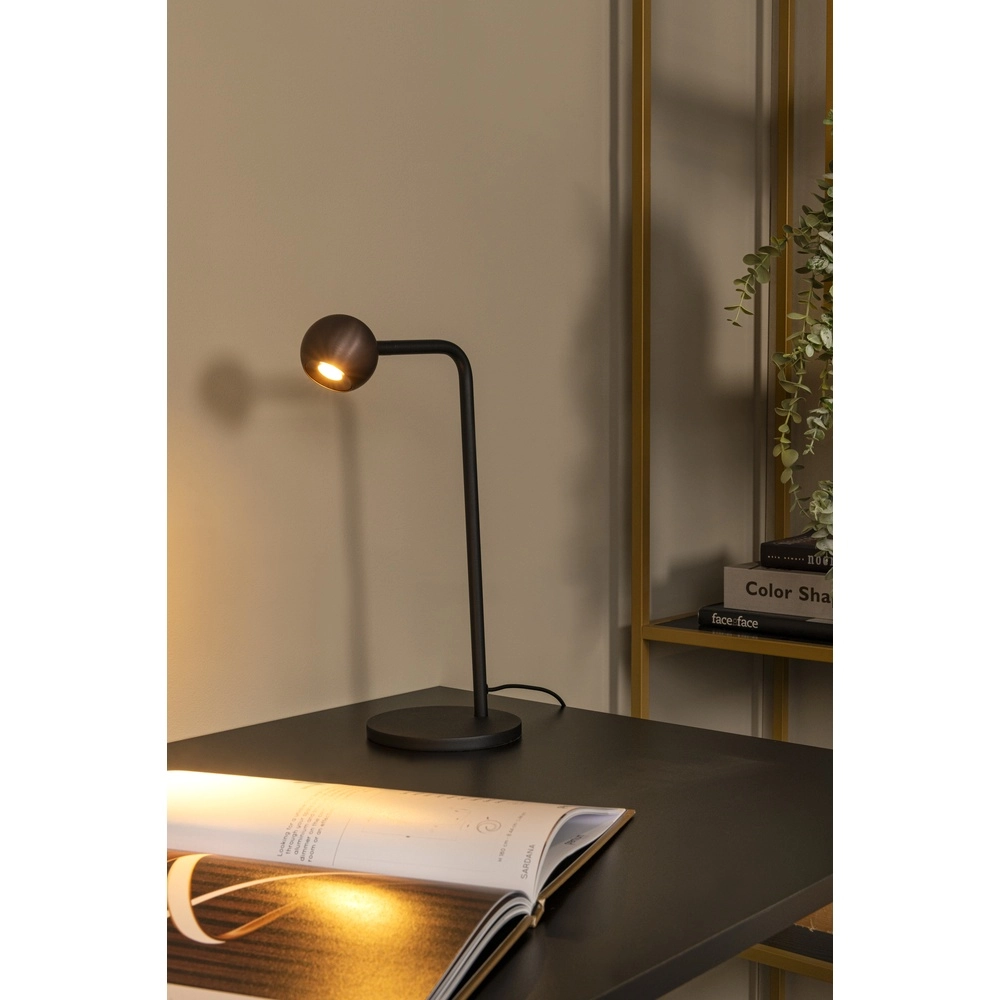 Design-Tischlampe Montana Kaffeebraun Premium by Lucide 5411212680198