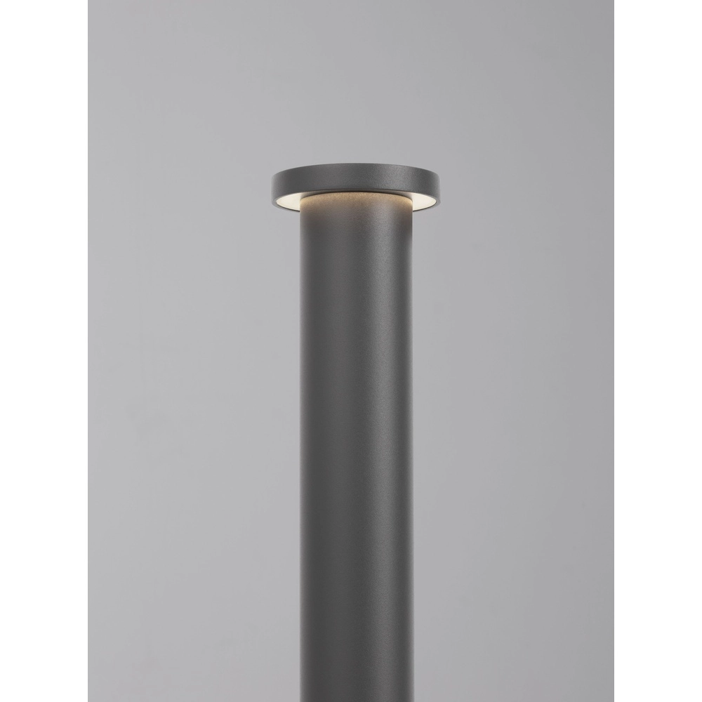 Moderne Wegbeleuchtung Bast dunkelgrau 65 cm - 2700K Lyora 5212017497635