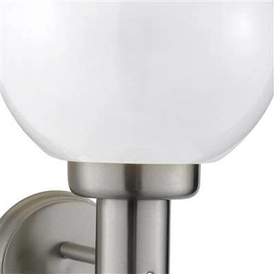 Wandleuchte aus Edelstahl Orb Sensor Searchlight 5013874402974