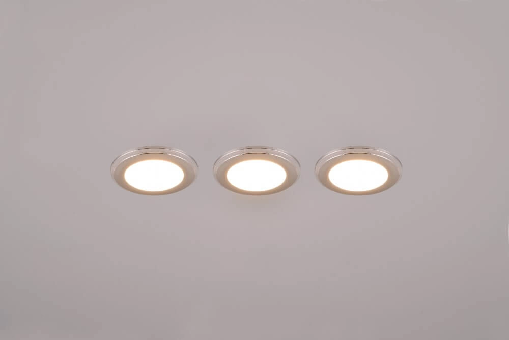 Einbaustrahler Argus Chrom 3er-Set