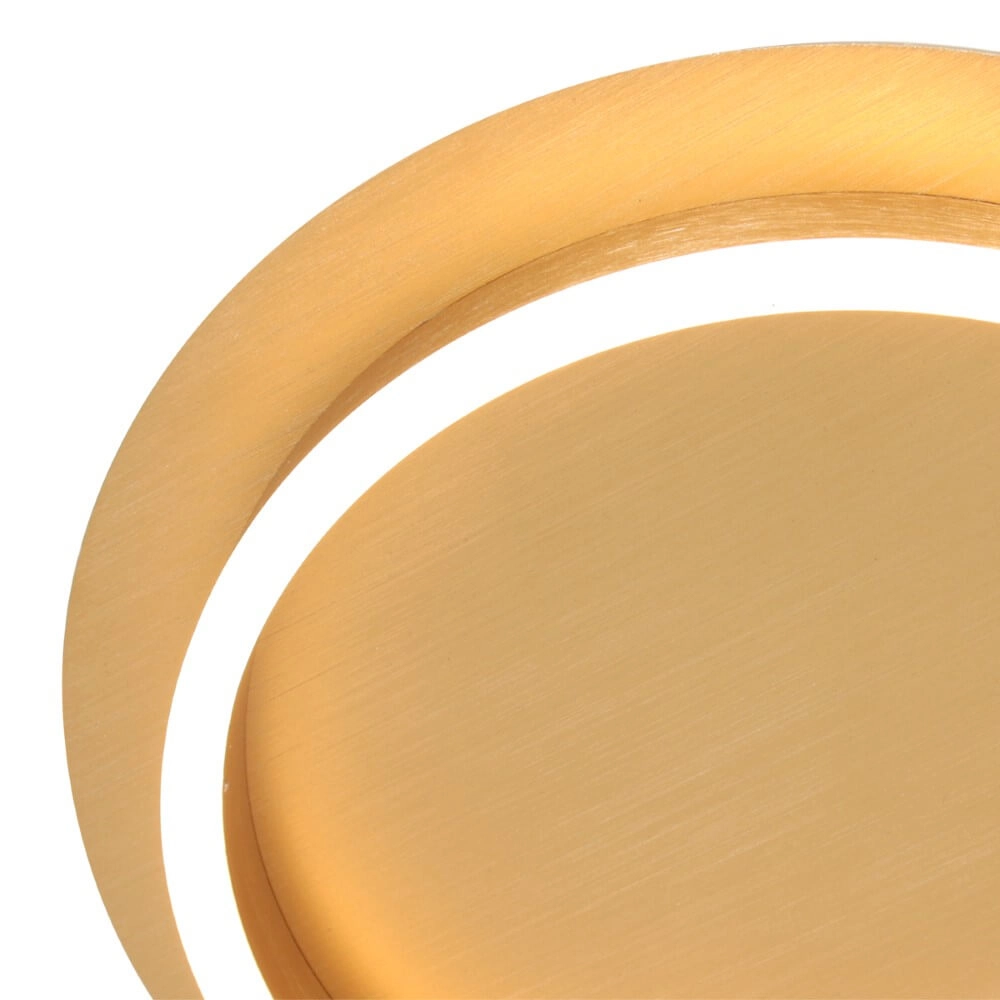 Moderne LED-Deckenleuchte Ringlux Gold - Ø 32cm Steinhauer 8712746170580