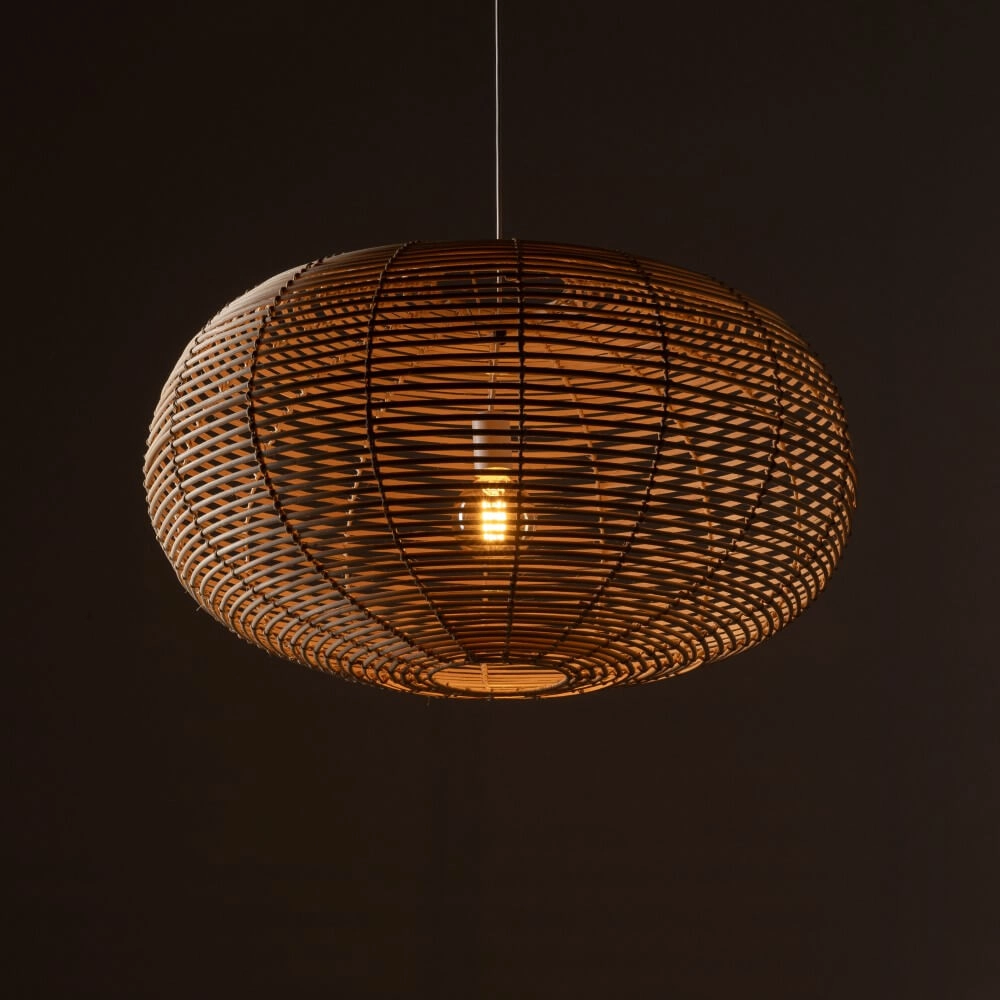 Natürliche Pendelleuchte Rattan L Ø 70cm Lyora 5903139111553