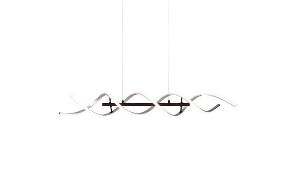 Design-LED-Hängelampe Sequence gebürstetes Metall Trio 4017807540710