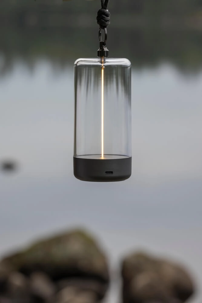 Wiederaufladbare Lampe Edison XS anthrazit KonstSmide 7318307849370