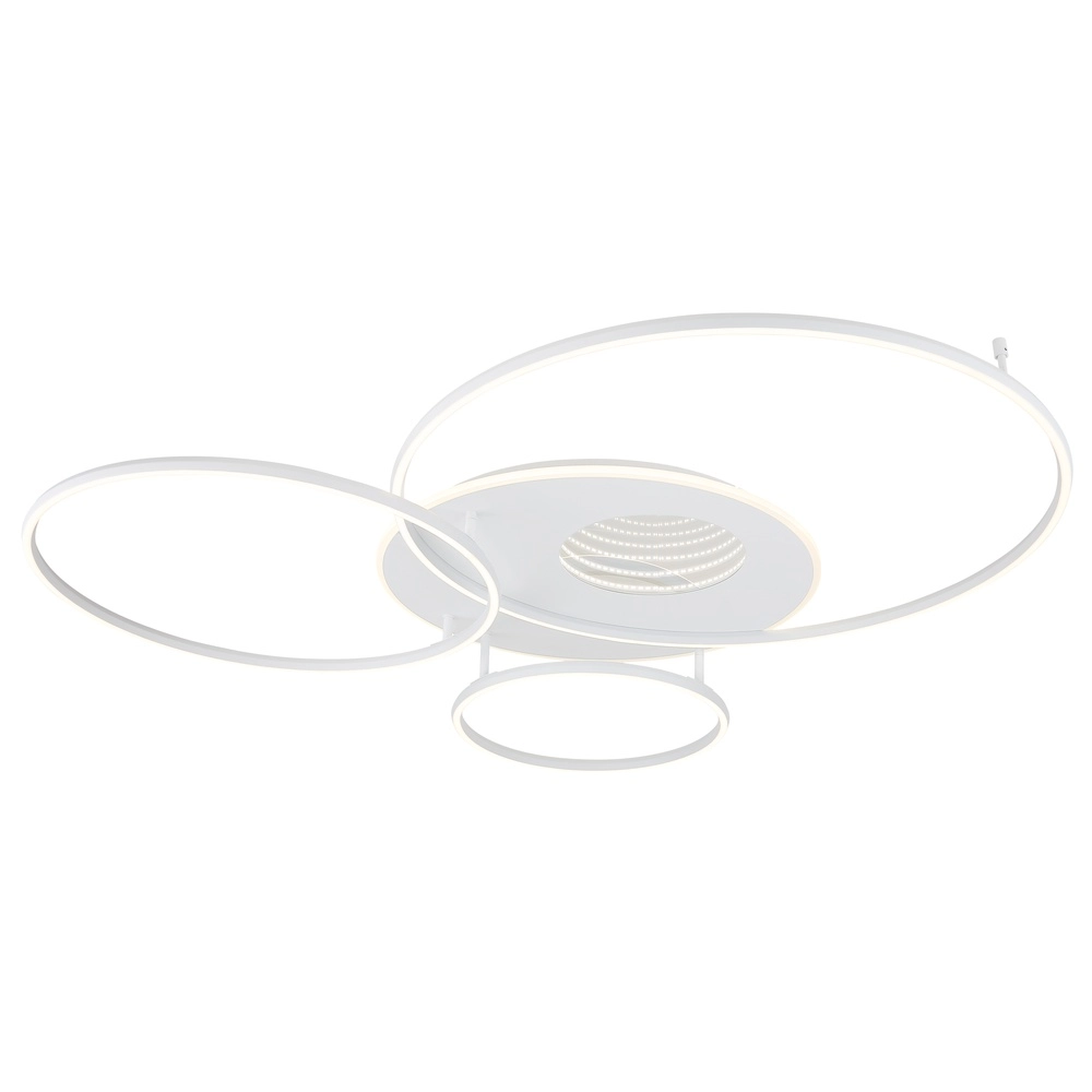 Moderne Deckenlampe Invertina Weiß 126 cm