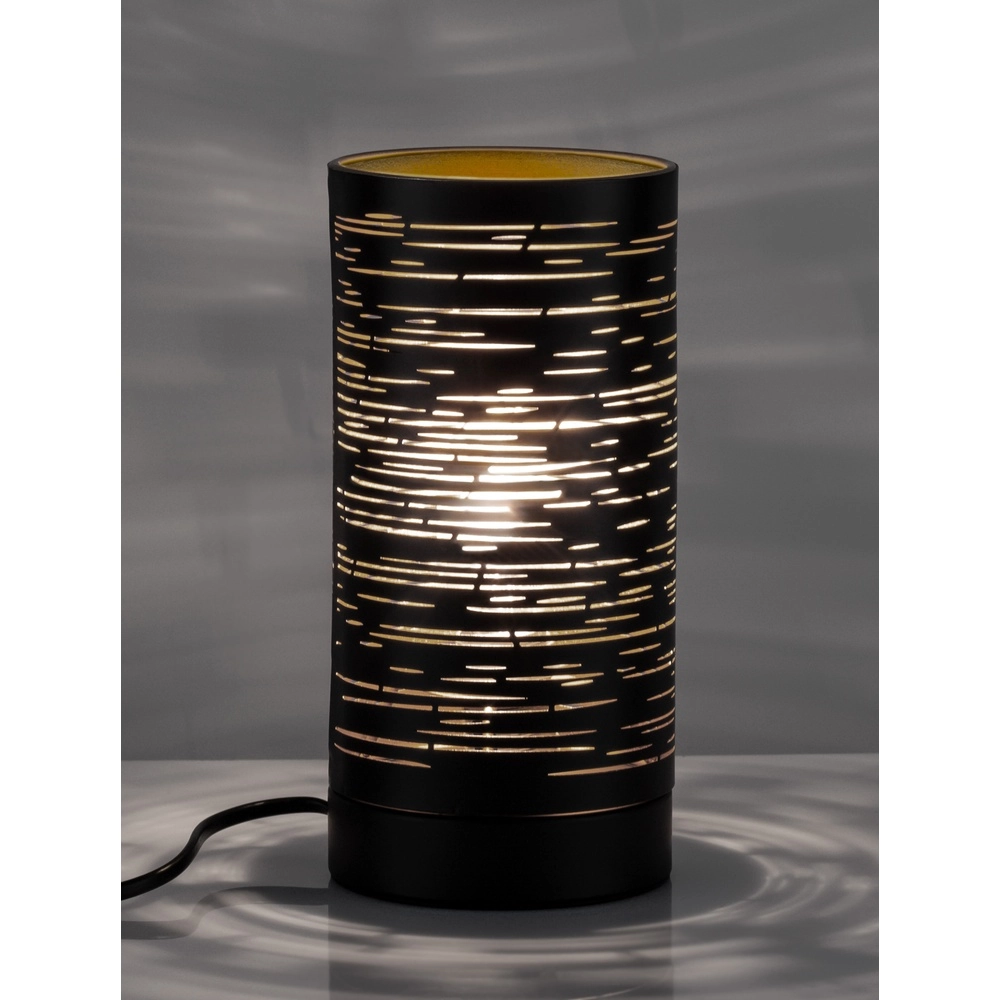Tischlampe Zane schwarz